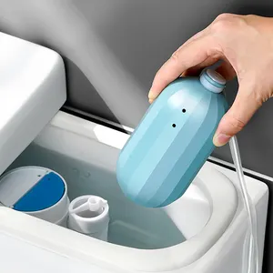 नीले बुलबुला क्लीनर रस्सी गर्भनाल जादू बोतल 3 माह 90 दिनों गंधहरण स्वचालित भालू शौचालय कटोरा क्लीनर के साथ स्ट्रिंग