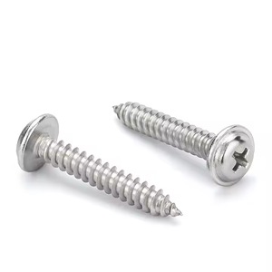 Tornillos autorroscantes de acero inoxidable A2-70 304 con cabeza de botón Phillips y brida, M1.4, M2, M2.2, M3, M3.5, M4, M4.2, M5 - Product Image 3