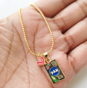 Conjunto de Collar con Colgante de Cobre Estilo Bohemia con Cadena de Eslabones para Hombre y Mujer, Diseño de Mapas de Venezuela, Regalo de Joyería - Product Image 2