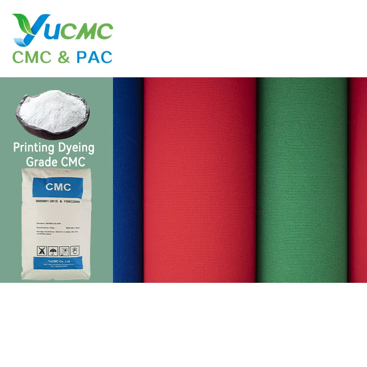 Yucmc Printing Verven Kwaliteit Cmc Natriumcarboxymethylcellulose Gompoeder