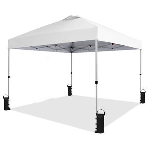 Tenda Pop-Up Personalizável com Impressão de Logo 10x10, Tenda de Quatro Cantos, Protetor Solar Impermeável e Resistente a UV em Tecido Oxford - Product Image 1