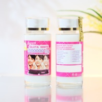 Serum tablet pemutih kecantikan perawatan kulit wajah 120ml pelembap wajah anti-penuaan Serum Vitamin C asam Lemon