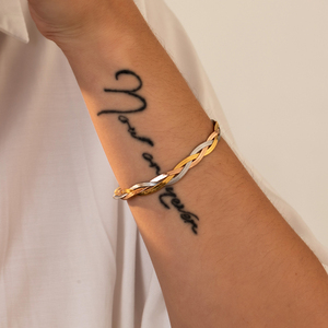 Vàng đa lớp Xoắn thiết kế vòng đeo tay tinh tế nghề thủ công giảm béo hiệu ứng đẹp ý nghĩa đa năng - Product Image 6