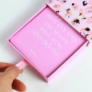 Fabricant d'impression de cartes d'affirmation personnalisées Citation inspirante Jeu de cartes de motivation positive avec boîte à tiroir - Product Image 1