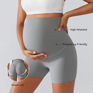 Shorts de <span class=keywords><strong>grossesse</strong></span> Vractive en gros, taille haute, doux, extensibles dans quatre directions, respirants, pour le sport et les loisirs - Product Image 1