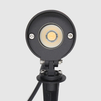 Projecteur LED COB 3W réglable pour jardin extérieur, étanche IP65