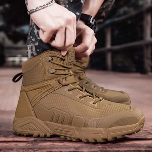 DSF49 AS33 Khaki Tactical <b>Hiking</b> <b>Boots</b> Nylon Waterproof All Seasons Outdoor <b>Boot</b> - Product Image 5
