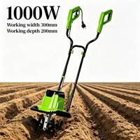 Micro-cultivateur rotatif Vertak, scarificateur électrique, pour labourer, désherber et ameublir la terre, petit cultivateur domestique