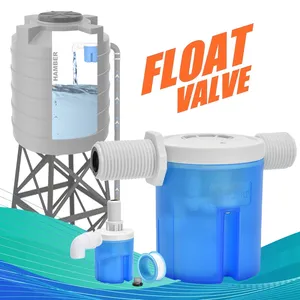 Vanne à flotteur de réservoir d'eau miniature Vanne de contrôle de niveau automatique de 1/2 pouces Vanne de contrôle du débit d'eau
