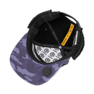 Casquette Snapback Camouflage TCAP Personnalisée à 6 Panneaux avec Patch en Caoutchouc pour Protection des Oreilles en Hiver en Extérieur - Product Image 6