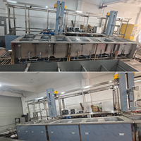 Vollautomatische Mehrtank-Reinigungslinie Portal-Ultraschallreiniger Automatisches Teilewaschsystem Entfettungslinie