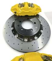 Nouvelles étriers de frein à disque carbone-céramique pour Taycan, 10 pistons avant/4 pistons arrière - Amélioration de 50 % des performances de freinage, garantie 1 an