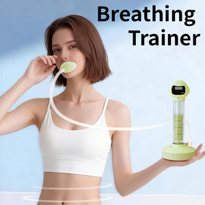 Manubri per Respirazione con Resistenza Regolabile Personalizzati OEM, Allenatore Respiratorio Addominale Impermeabile - Product Image 2