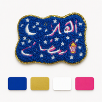 Patchs en chenille personnalisés avec lettres grecques, pour Halloween, Noël, à coller au fer, pour sweats à capuche et vêtements