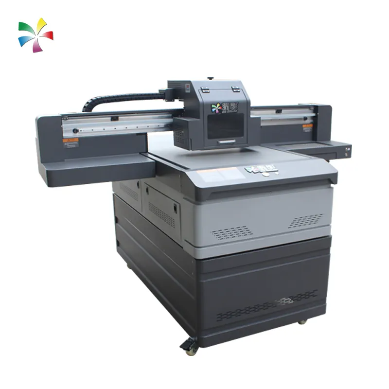 Customized Color Inkjet Printing Solution 2 In 1 Digital UV LED Cylinder Flatbed Printer