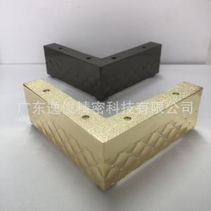Aluminum Alloy <b>Sofa</b> Legs <b>Gold</b> Right Angle Modern Design Heavy Duty Furniture Support - Product Image 2