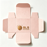 Boîtes en papier personnalisées pour emballages cadeaux cosmétiques, avec estampage à chaud doré, laminage mat, pliables, recyclables et portables