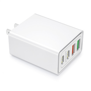 อะแดปเตอร์ชาร์จเร็ว HNT 40W GaN 4 พอร์ต PD QC พร้อมปลั๊ก UK <span class=keywords><strong>JP</strong></span> US EU สำหรับ iPad <span class=keywords><strong>Pro</strong></span> และ <span class=keywords><strong>iPhone</strong></span> <span class=keywords><strong>11</strong></span> 12 13 14 15 <span class=keywords><strong>Pro</strong></span> <span class=keywords><strong>Max</strong></span> - Product Image 4