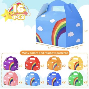 Cajas de Embalaje de Alimentos Ecológicas para Regalos de Navidad, Cajas Plegables para Pasteles, Macarons, Pan, Galletas, Dulces, Caramelos y Tartas - Product Image 3