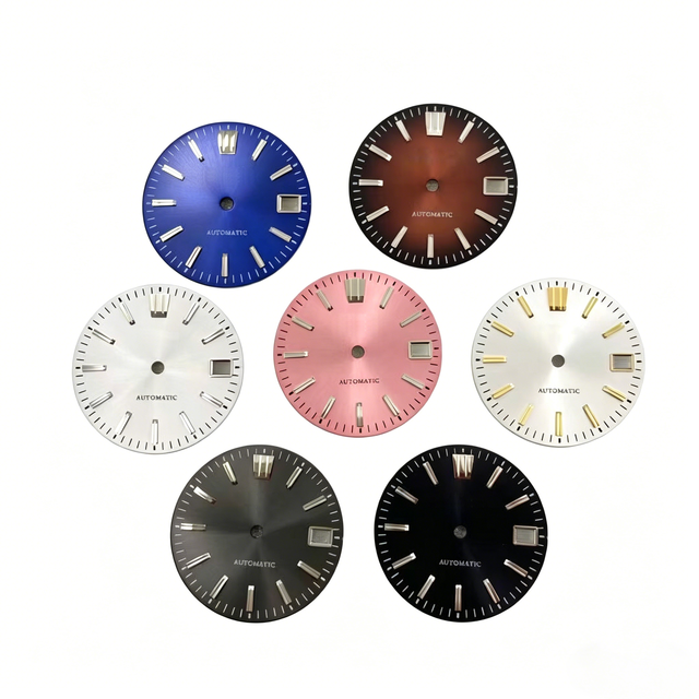 28.5mm Sunburst Watch Dial Suitable for NH35/36 Automatic Movement NH35 case Mod Parts No Luminous