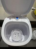 Top-Loading Semi Automatic Washer Single Tub Electric Household Use English Operation for 4kg Wash and Spin