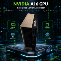 Kartu GPU Server A16 24GB GDDR6 PCIe 4.0 Kepadatan Tinggi VDI Virtual Desktop Cloud Computing