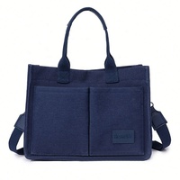 Bolsa de Lona Grande para Mujer, Bolsa de Compras de Lona