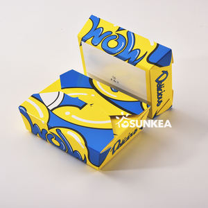 Boîte alimentaire portable en papier couché brillant biodégradable avec revêtement UV auto-érectile pour vente en gros, idéale pour les plats à emporter - Product Image 1