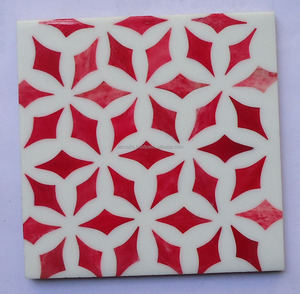 แผ่นรองจานเรซิ่นฝังสี่เหลี่ยมถาดรองแก้วดีไซน์สำหรับห้องครัวงานแต่งงานคริสต์มาสเบียร์รุ่นใหม่ - Product Image 3