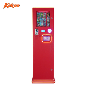 Distributeur de cartes Pokémon personnalisé sur pied avec paiement par carte Nayax, billets, jetons et pièces de monnaie pour cartes de jeu à échanger - Product Image 1