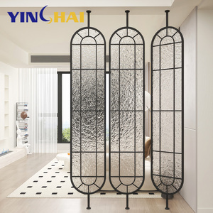 OEM Contemporary Stainless Steel Laser Cut Panel Living <strong>Room</strong> <strong>Divider</strong> Swivel <strong>Screens</strong> <strong>Room</strong> <strong>Dividers</strong> Black Metal Partitions - Product Image 1