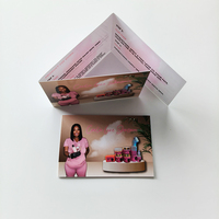 Matériel marketing imprimé sur papier couché personnalisé de qualité supérieure pour petites entreprises, dépliants, prospectus, catalogues, brochures pliées de haute qualité