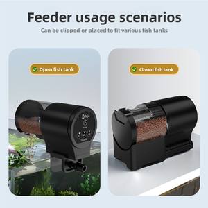 Taşınabilir pil ml kapasiteli çevre dostu 100-110 V ile 240 işletilen akvaryum balık besleyici üç zaman diliminde mevcuttur - Product Image 4