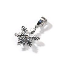 Collier tendance en laiton avec pendentif double croix étoilée, entièrement pavé de zircons 5A, style Hip Hop Rapper, pour homme et femme