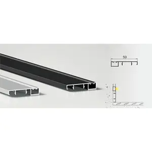 Fita led de iluminação para teto, canal em perfil de led de alumínio