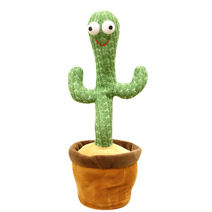 Hot sales Dancer Cactus Cute Soft Stuffed Toy Electronic Shake Dancing Cactus Plush Toys
