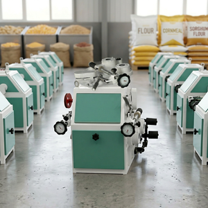 Petit moulin à céréales motorisé pour usage domestique 220V, pour moudre le blé et le maïs, idéal pour les pays africains - Product Image 4