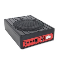 Subwoofer de voiture actif 6,5 pouces ultra-plat, 300W RMS, 1500W de crête, basses puissantes, à installer sous le siège, OE65S