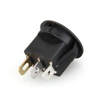 Interrupteur à bascule rond rouge 12V LED pour voiture, bateau, éclairage ponctuel