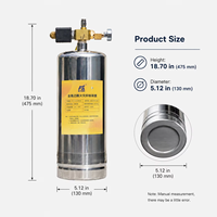 Dispositif d'extinction d'incendie en acier inoxydable à base de perfluorohexanon Novec 1230, agent nettoyant haute efficacité pour armoire de stockage d'énergie