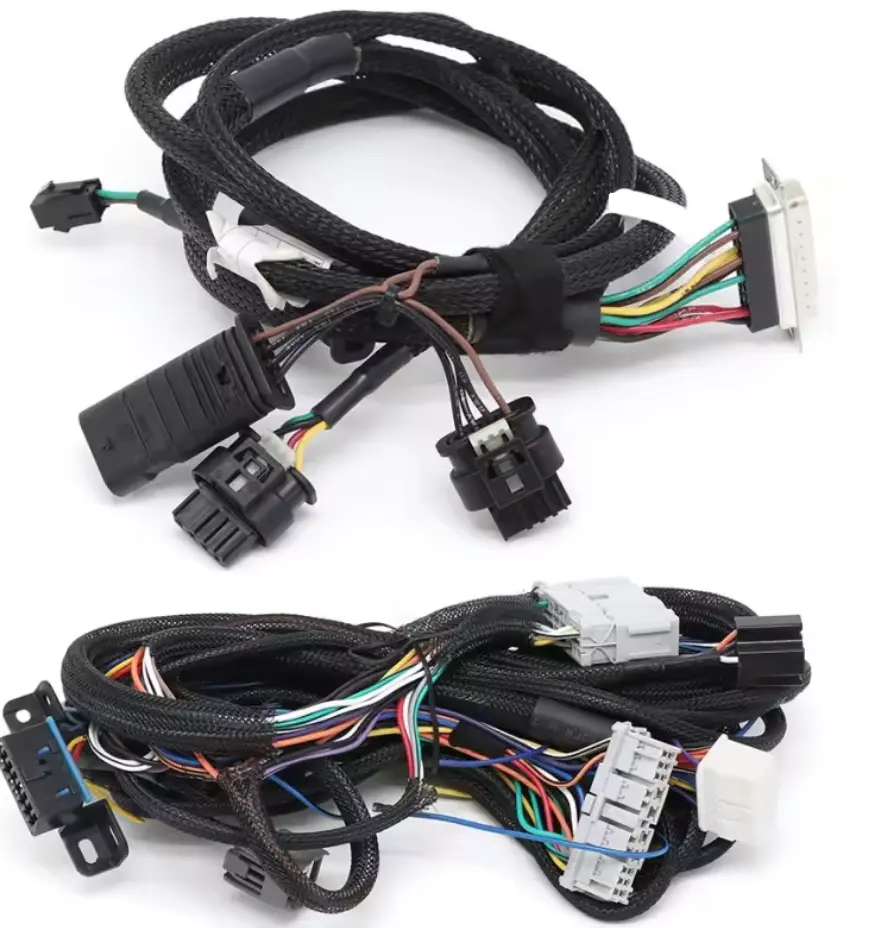 Perakitan kabel Harness kabel lengkap mesin mobil TS16949 Harness Quality Certification Wiring Harness untuk mobil