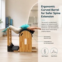 Baril d'équipement de Pilates en bois de chêne MJD, équipement de Pilates de haute qualité, adapté aux exercices de Pilates et de yoga.