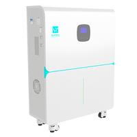 AURORA Power semua dalam satu sistem surya, baterai Lithium LiFePO4 Off Grid 51.2V 16kWh