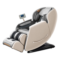 Fauteuil de massage professionnel électrique 3D à gravité zéro 2026 Human Touch Luxe Blanc