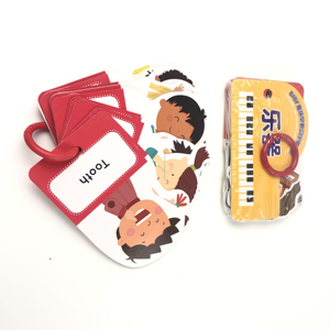 ABC & éducatifs Chinois rond jeu de cartes flash anglais l'alphabétisation des enfants éducatifs flash jeux de cartes - Product Image 1