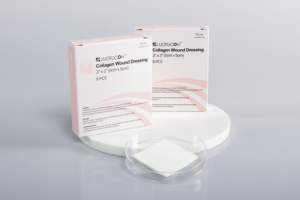 LUOFUCON Perban Kolagen Medis untuk Luka Kronis - Perawatan Ulser Diabetes, Luka Tekan & Ulser Kaki Vena - Product Image 3