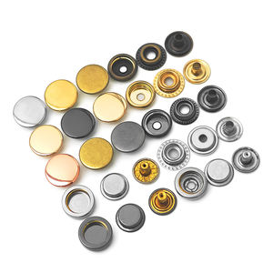 KUNSHUO Personnalisé Métal Laiton 4 Parties Bouton Pression Rectangle Motif Plaqué Or Usine Vêtements Presse avec Logo de Marque - Product Image 4