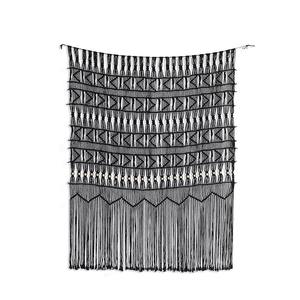 โบฮีเมียน VIBE ที่กำหนดเองแขวนผนังผ้าคอตตอนทอมือตกแต่งบ้านสไตล์อาร์ตเดคโคโลหะสำหรับแขวนประตู - Product Image 6