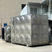 Réservoir de stockage d'eau en acier inoxydable de 1000 L résistant à la corrosion avec dispositif de décharge de pression