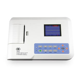 CONTEC ECG300G Ce, appareil <span class=keywords><strong>ECG</strong></span> numérique <span class=keywords><strong>pas</strong></span> <span class=keywords><strong>cher</strong></span> à 12 dérivations, <span class=keywords><strong>ECG</strong></span> portable à trois canaux - Product Image 1